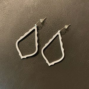 Kendra Scott Sophee Drop Earrings in White